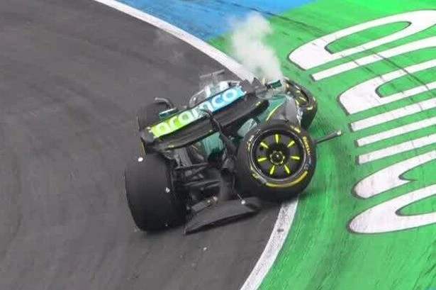 Huge F1 crash red flags Dutch GP session as Max Verstappen shows immediate concern