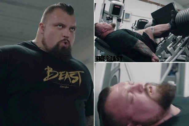 Eddie Hall filmed ‘soiling himself’ before passing out attempting 1000kg leg press