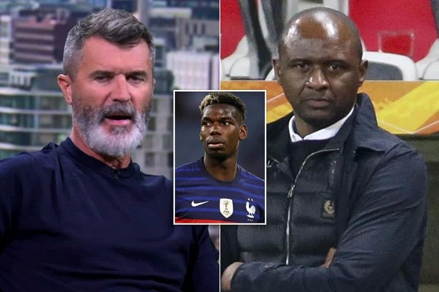 Patrick Vieira puts old rival Roy Keane in his place during Paul Pogba debate