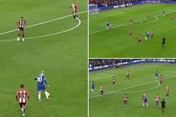 Chelsea flop Mykhailo Mudryk attempts long-range shot that 'almost hits corner flag'
