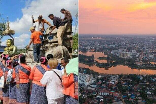 Lottery frenzy as village spots 'lucky monk' in sky prompting surge in ticket sales