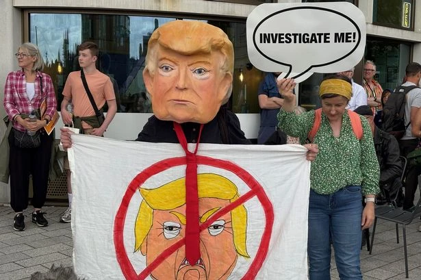 Hundreds of anti-Trump protesters take to Scottish cities as they say 'Nae Trump'