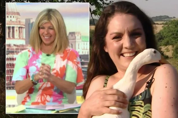 GMB weather forecaster Laura Tobin interrupts Lisa Nandy's interview with 'duck noises'