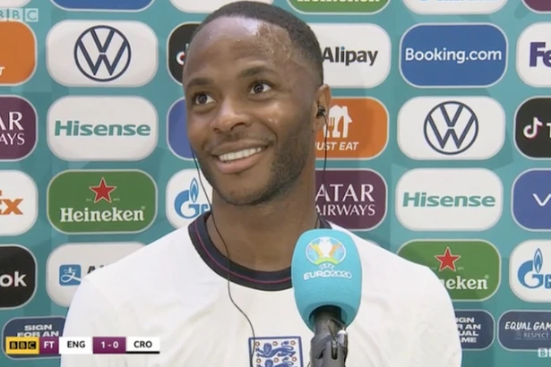 Raheem Sterling triggered by question after England win as he pauses for several seconds