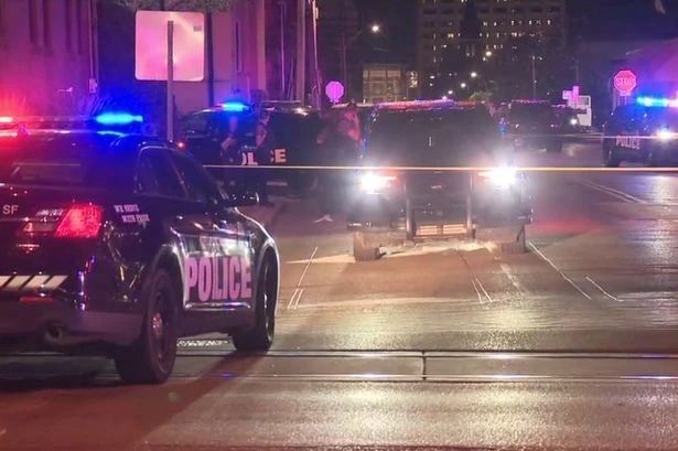 Nine injured in horror mass bar shooting as cops hunt two gunmen