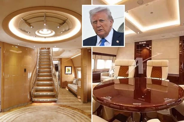 Trump orders custom Air Force One but 'the Gulf version' with gold spiral staircase