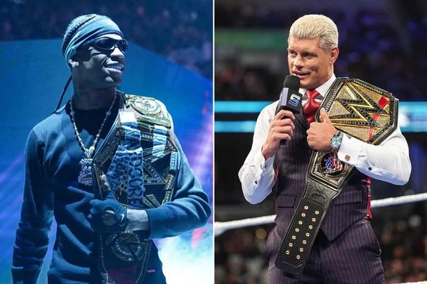 WWE star Cody Rhodes given 'busted ear drum and black eye' by rapper Travis Scott