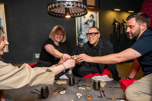 London restaurant where you eat off the floor - and Gok Wan is a fan