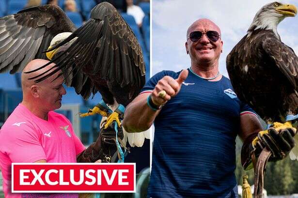 Lazio falconer fired for posting todger online admits he 'lost war' in 'difficult moment'