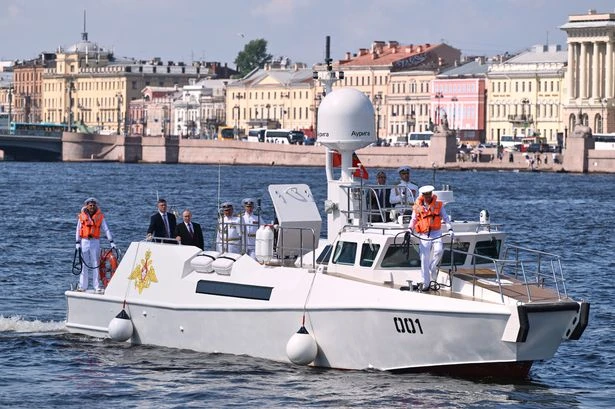 'Speedboat Putin' issues new nuclear weapons warning and claims Russia is 'growing stronger'