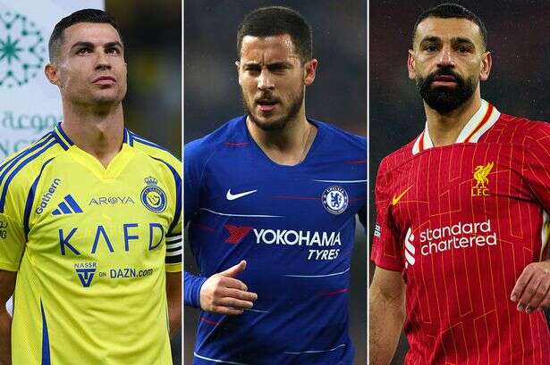 Eden Hazard says he's a greater 'pure footballer' than Cristiano Ronaldo but not Mo Salah