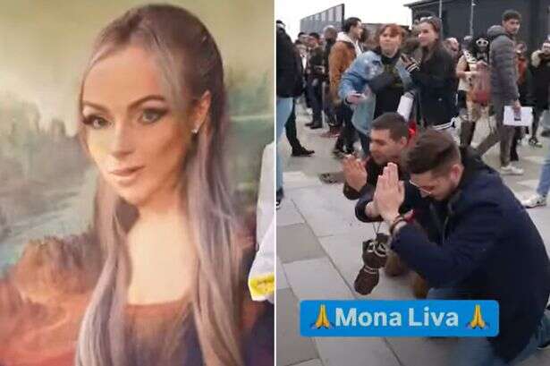 Italian WWE fans honour star with 'beautiful Mona Liva' painting