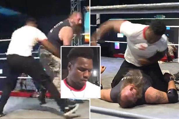 UFC star's son 'brutally attacks' wrestler in disturbing incident as match 'goes wrong'