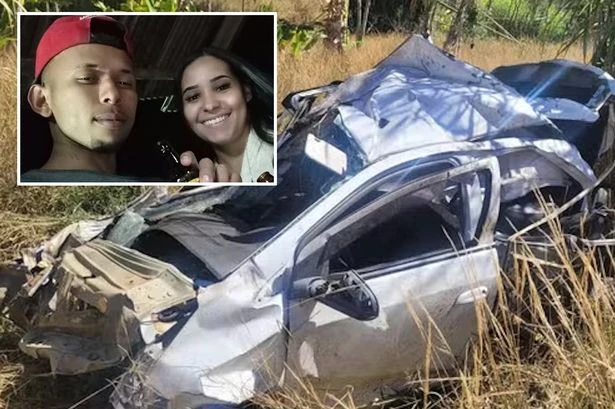 Couple die after 'having car sex' led to vehicle falling from 1,300ft cliff