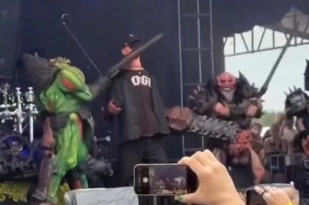 Metal band 'behead Elon Musk and murder Donald Trump' on stage in controversial show