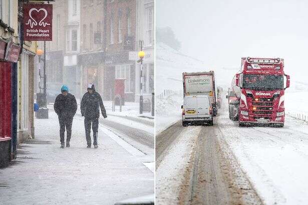 Brits face monster Azores storm in days as 5 inches of snow could sweep UK in days