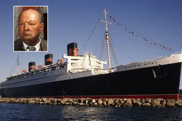 Ghost of Sir Winston Churchill haunt women’s toilets on historic Queen Mary ship