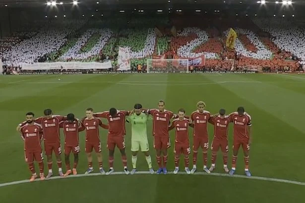 Liverpool fans pay emotional tribute to Diogo Jota as Reds stars hold back tears