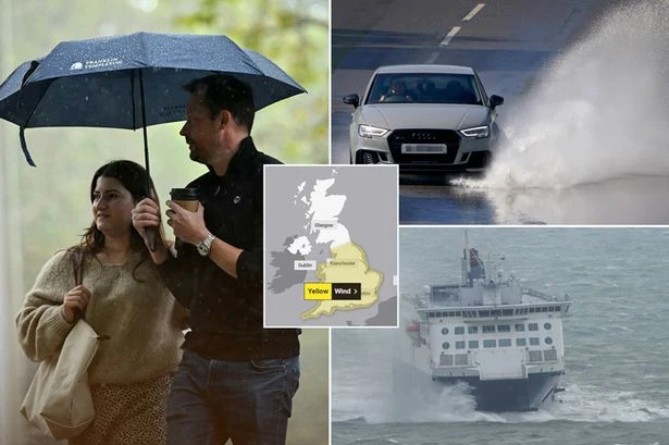 UK battered by 22-hour weather warning as map shows where downpours will hit