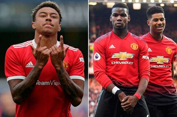 Jesse Lingard hits back at fan who claimed Marcus Rashford and Paul Pogba 'destroyed' Man Utd