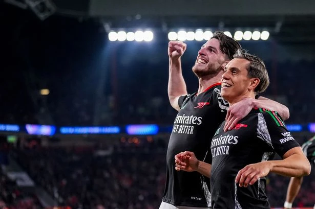 Arsenal's Declan Rice sends bold message to PSG ahead of Champions League semi-final