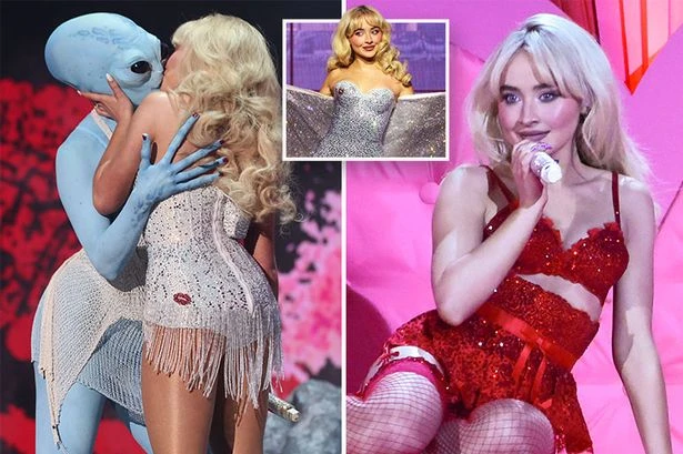 Sabrina Carpenter's wildest moments - 'flashing' fans, alien snog, raunchy poses