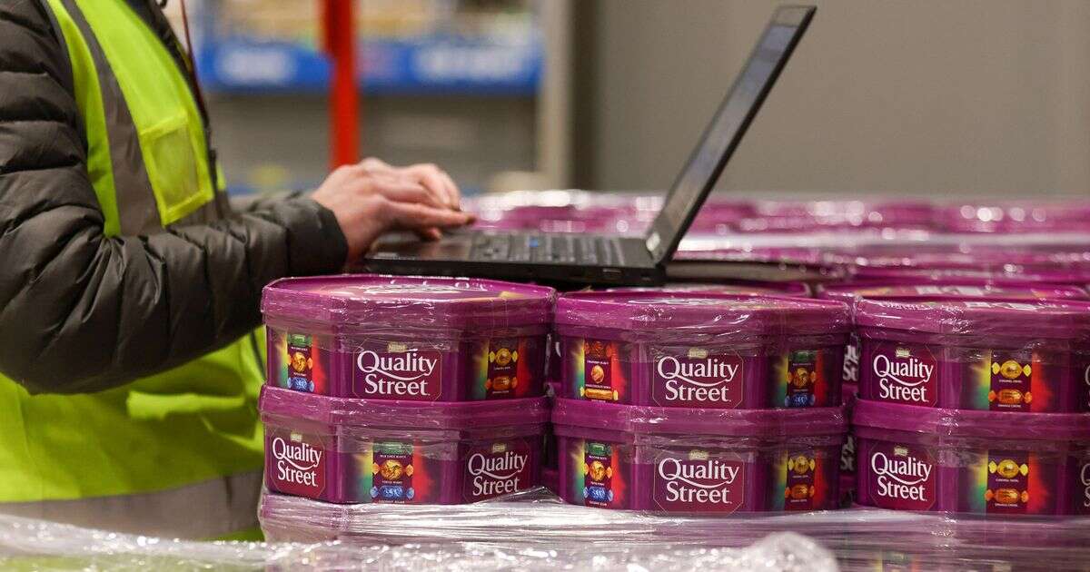 Woman shares how many tins of Quality Street you'd need to fill tub from the 80s