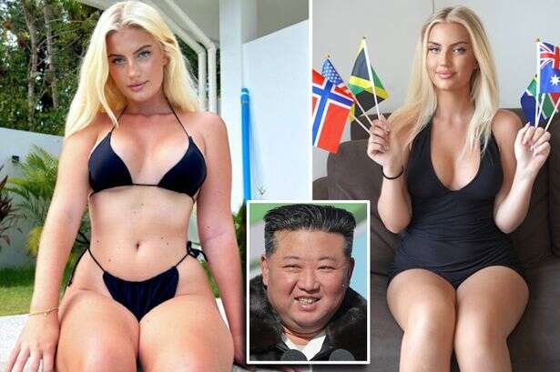 Model bombarded by 'North Korean men' after revealing globe-trotting challenge