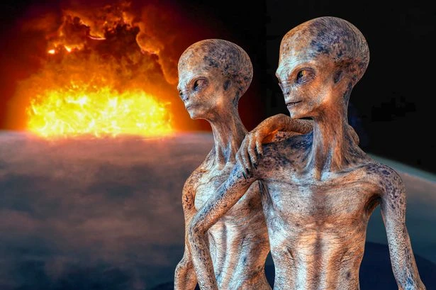 Aliens trying to save mankind after shutting down 30 nuclear missiles in six months