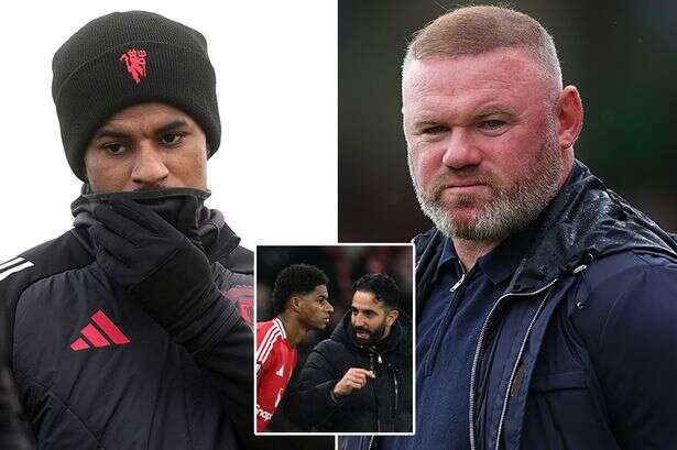 Wayne Rooney shares private advice to Marcus Rashford after 'crazy' Ruben Amorim insults