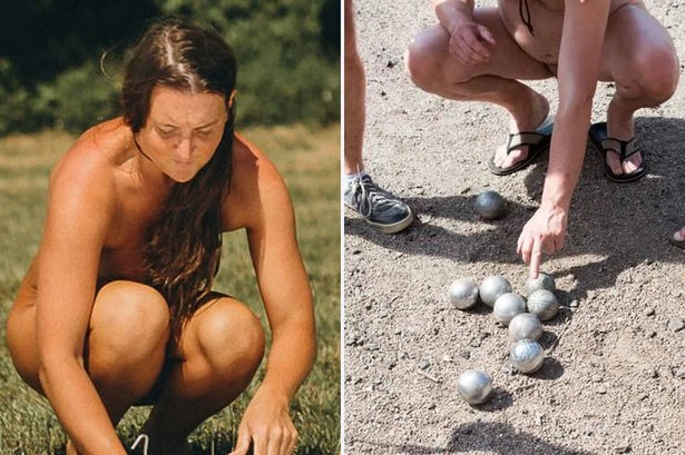 Brits stripping for naked for tournament in UK beauty spot playing wild street game