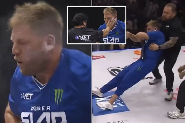 WWE star smashed unconscious with 'thunderous' slap in 'deeply satisfying' clip