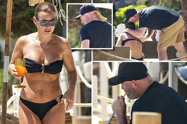 Wayne Rooney gets Erling Haaland ponytail in shock new look on hol with bikini-clad Coleen