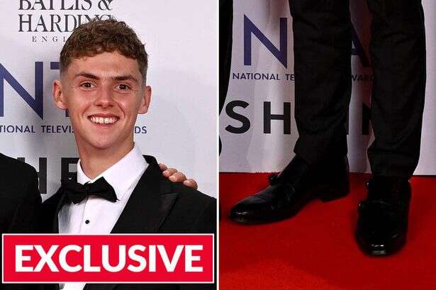 Race Across The World champion Alfie went to NTAs wearing two right shoes