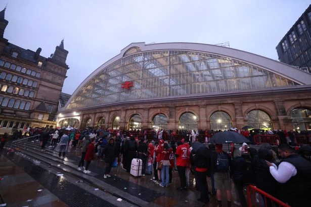 Liverpool travel chaos as fans queue for hours to escape city following 'major incident'