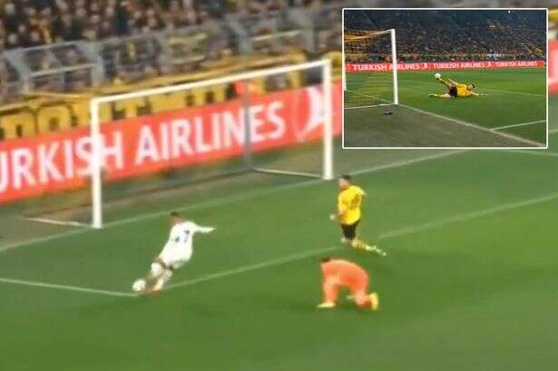 Kylian Mbappe denied PSG goal as Dortmund produce all-time great goal-line clearance