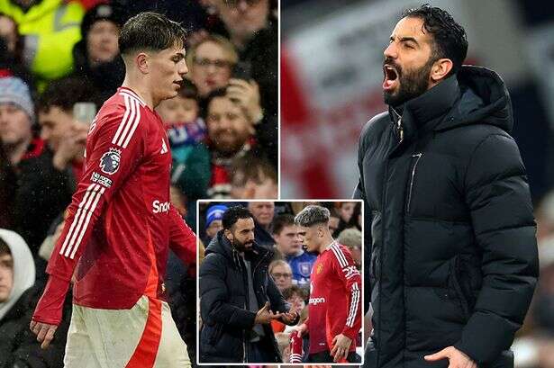 Inside Ruben Amorim's private talks with Man Utd sulk Alejandro Garnacho after Ipswich strop