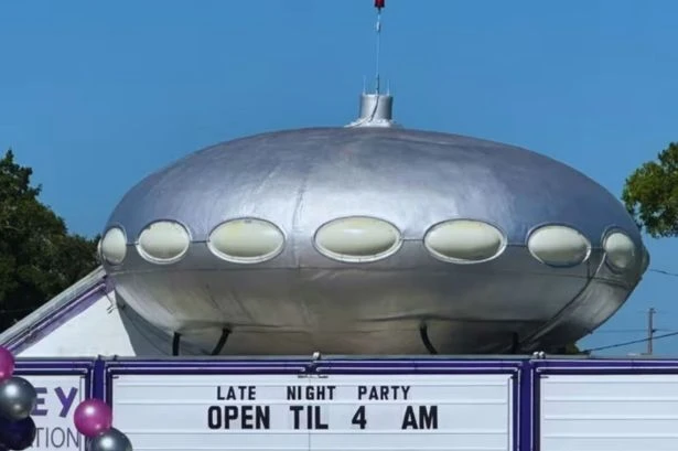 Bizarre UFO building intended for art now overrun with alien ‘strippers'