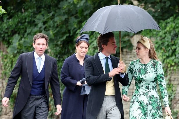 Princess Beatrice and Eugenie surface at Royal wedding as Harry missing over invite snub