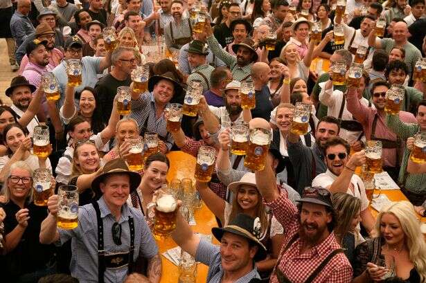 Oktoberfest kicks off for another year of stupidly big jugs and giant sausage