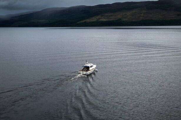 Loch Ness Monster hunter saw 'hump shape' as boat was 'surrounded by foamy water'