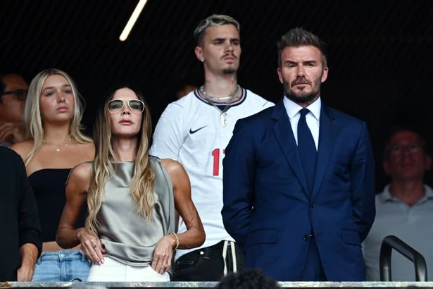David Beckham spotted at England game after fans notice behaviour with Victoria