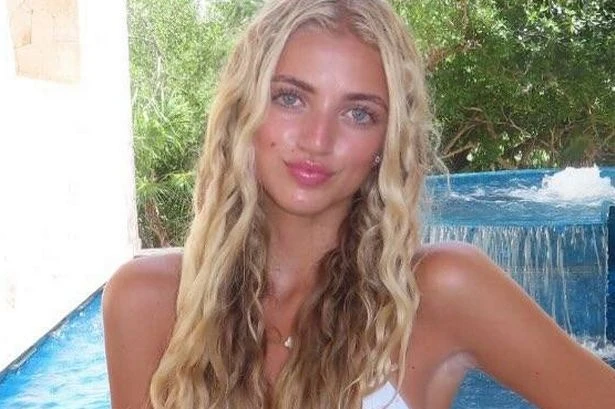 Princess Andre pouts in white bikini after mum Katie Price banned from her 18th birthday