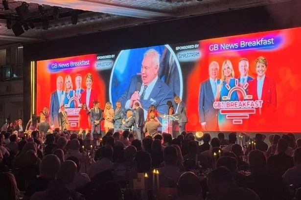 Eamonn Holmes 'booed and heckled' on stage as he wins at TRIC Awards 2025