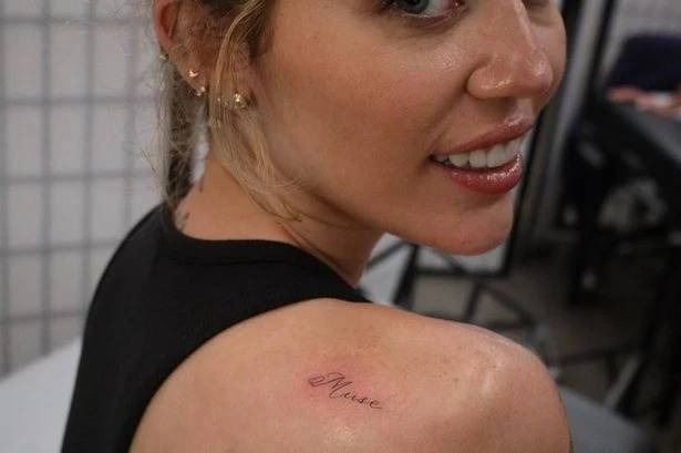 Miley Cyrus debuts new tattoo as she reveals sweet meaning behind inking