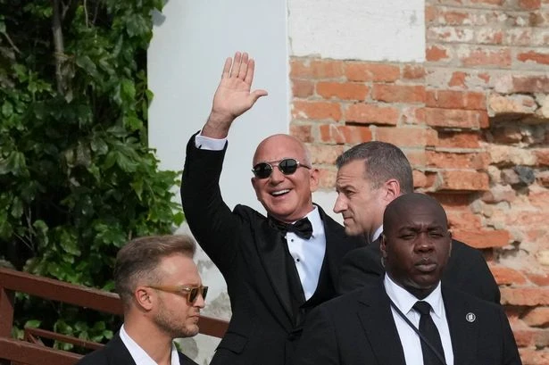 Jeff Bezos weds stunning bride Lauren Sanchez in lavish £48m ceremony alongside famous pals