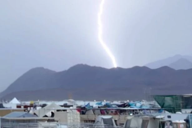 'Delay travel' warning as Burning Man 2025 airport and gates closed after storms