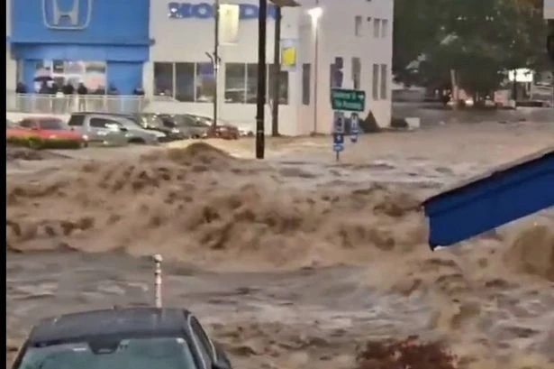 New Jersey flash floods: Emergency declared as people stranded and cars submerged