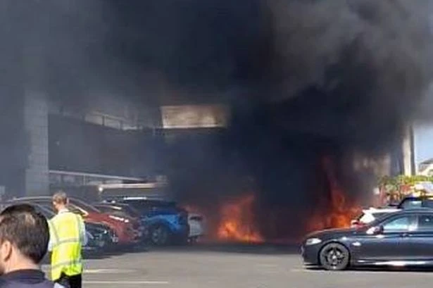 London shopping centre fire fills sky with billowing dark plumes of smoke