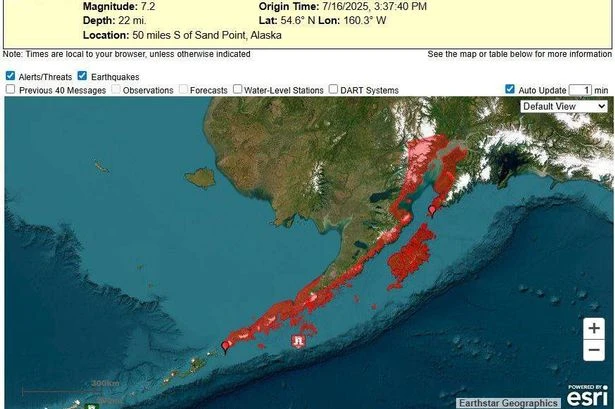 Monster 7.3 magnitude earthquake rocks US coast prompting tsunami warning